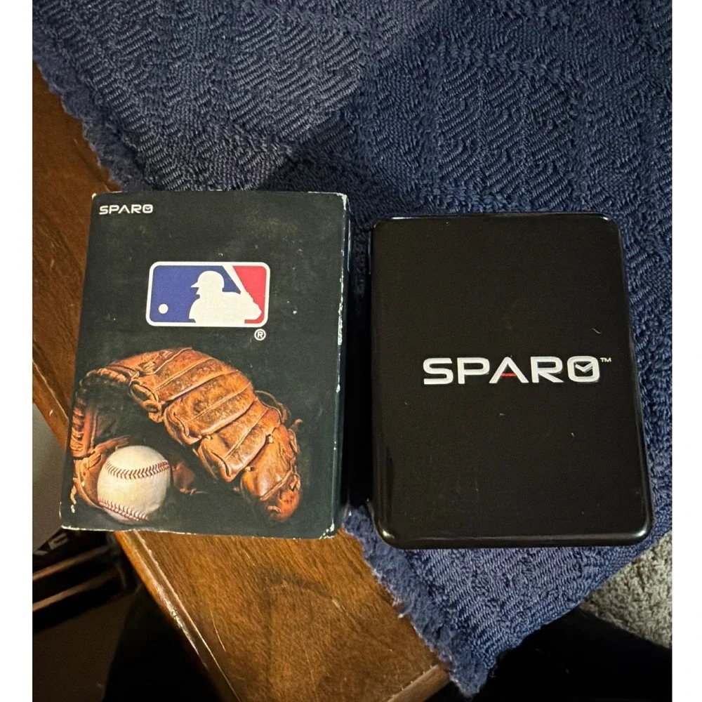 Sparo Minnesota Twins MLB Watch Rhinestone Bezel Floating Heart Black Strap